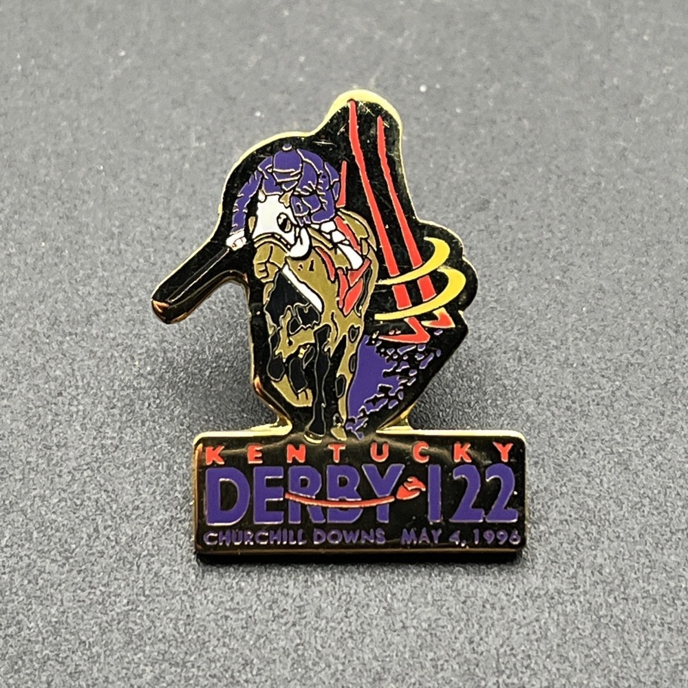 Kentucky Derby 122 Horse Racing Churchill Downs Lapel Hat Pin